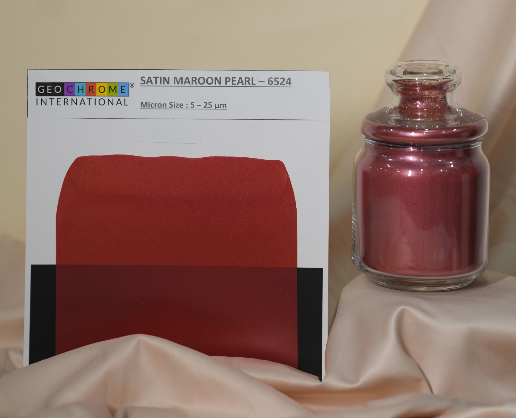 Satin Maroon